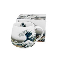 Porcelanowy kubek baryłka Hokusai The Great Wave 430 ml