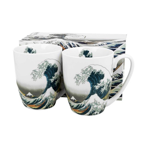 Komplet 2 kubków Hokusai The Great Wave 350 ml