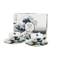 Zestaw 2 filiżanek espresso Hokusai The Great Wave 90 ml