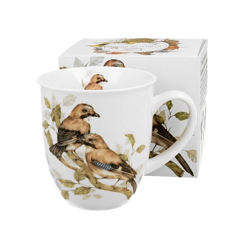 Porcelanowy kubek Animals Sójki 400 ml