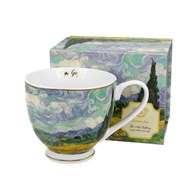 Porcelanowy kubek na stopce Van Gogh Wheat Field 530 ml