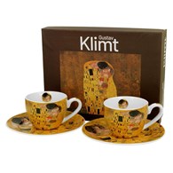 Zestaw 2 filiżanek espresso Klimt The Kiss 90 ml