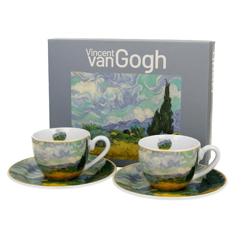 Filiżanki espresso Van Gogh Wheat Field 90 ml