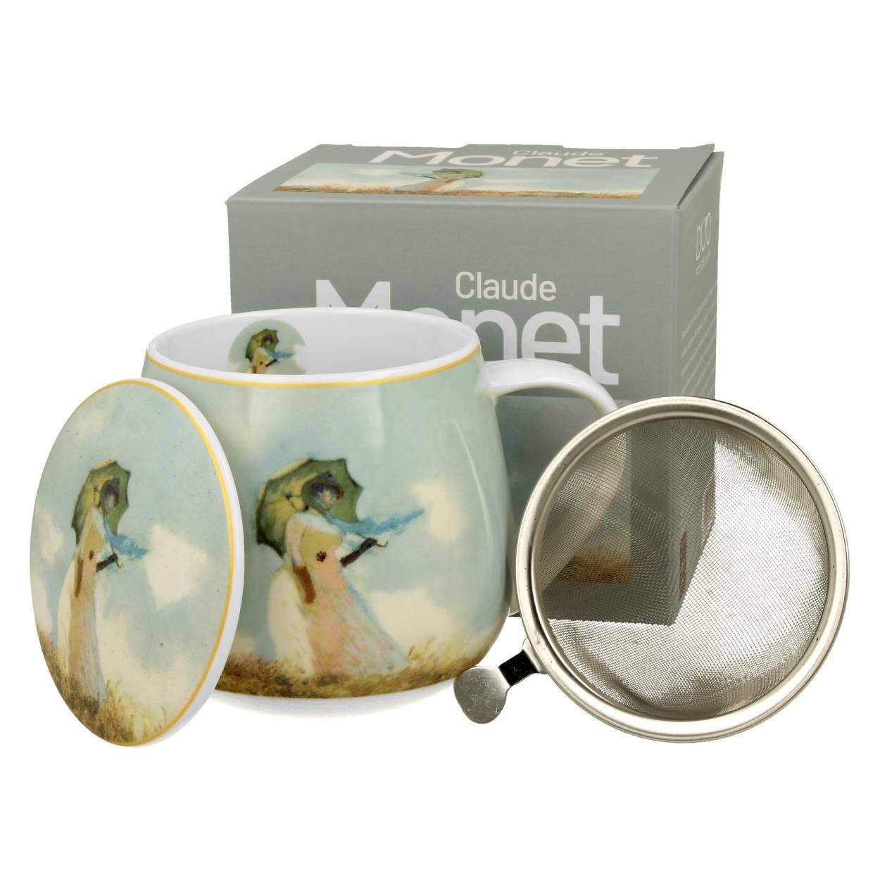 Kubek baryłka z zaparzaczem Monet Woman with Parasol 430 ml