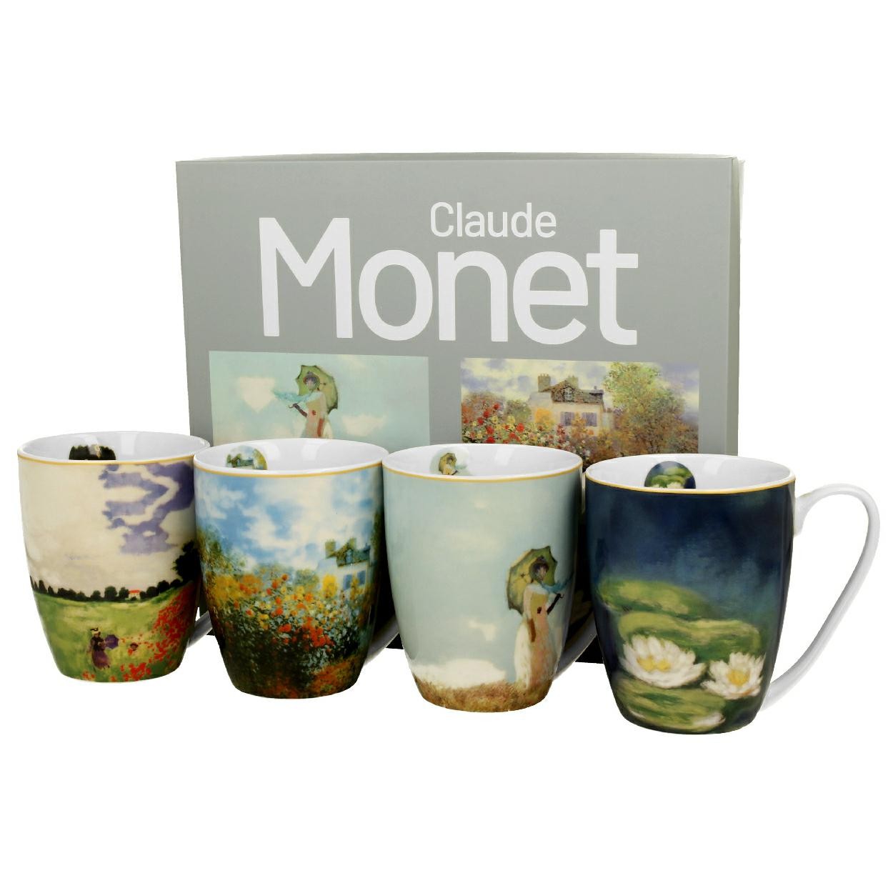 Zestaw 4 kubków Claude Monet 350 ml