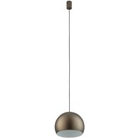 Lampa Wisząca CANDY Brązowy Metalowy Klosz 1xGU10 27,5cm