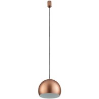 Lampa Wisząca CANDY Miedziany Metalowy Klosz 1xGU10 27,5cm