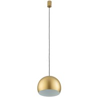 Lampa Wisząca CANDY Złoty Metalowy Klosz 1xGU10 27,5cm