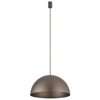 Lampa Wisząca HEMISPHERE L Brązowy Metalowy Klosz 4xGX53 50cm