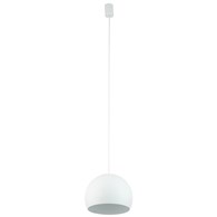 Lampa Wisząca CANDY Biały Metalowy Klosz 1xGU10 27,5cm