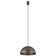 Lampa Wisząca HEMISPHERE S Brązowy Metalowy Klosz 1xGX53 33cm