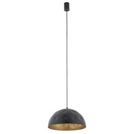 Lampa Wisząca HEMISPHERE Czarny Złoty 1xE27 33cm