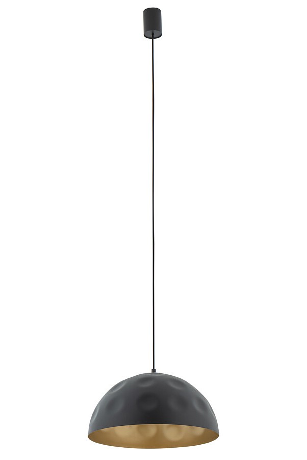 Lampa Wisząca HEMISPHERE Czarny Złoty 1xE27 33cm