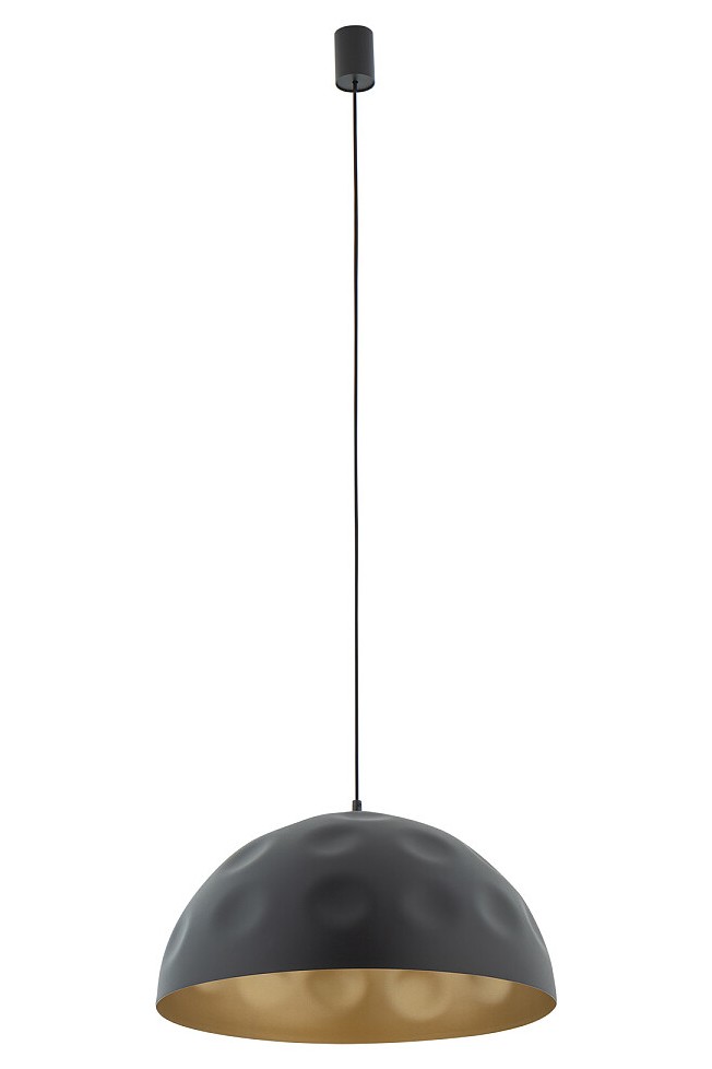 Lampa Wisząca HEMISPHERE Czarny Złoty 1xE27 50cm