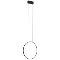 Lampa Wisząca CIRCOLO P Czarny 18W LED 3000K 45cm