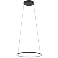 Lampa Wisząca CIRCOLO Czarny 18W LED 3000K 45cm