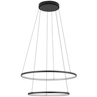 Lampa Wisząca CIRCOLO Czarny 35W LED 3000K 60,45cm