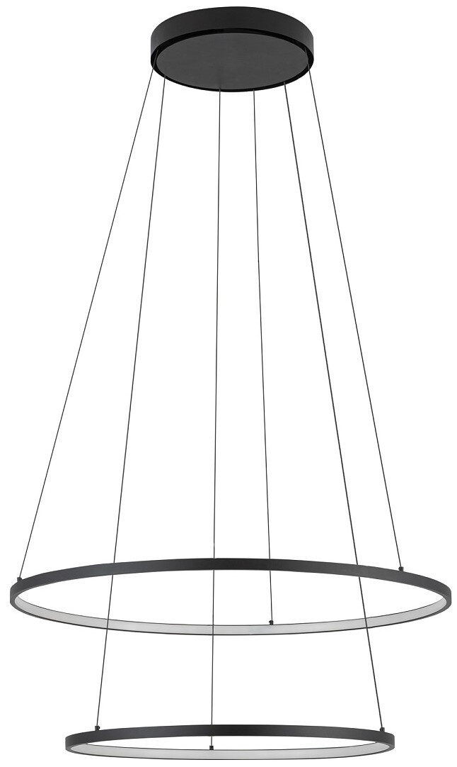 Lampa Wisząca CIRCOLO Czarny 35W LED 3000K 60,45cm