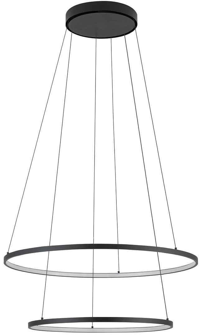 Lampa Wisząca CIRCOLO Czarny 35W LED 4000K 60,45cm