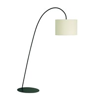 Lampa Podłogowa ALICE Czarny Beżowy Abażur 1xE27 205cm