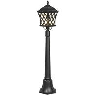 Lampa Ogrodowa TAY Czarny Brązowy 1xE27 IP23 112cm