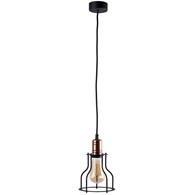 Lampa Wisząca WORKSHOP Czarny Metalowy Klosz 1xE27 15cm