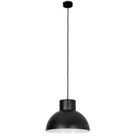 Lampa Wisząca WORKS Czarny Metalowy Klosz 1xE27 38cm