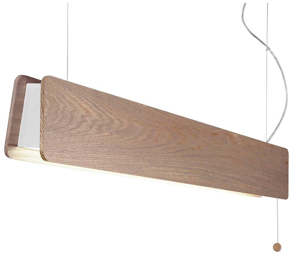 Lampa Wisząca OSLO Biały Brązowy 16W LED 3000K 98cm