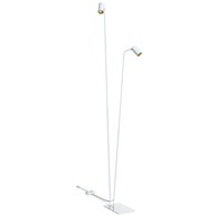 Lampa Podłogowa MONO Biały Złoty 2xGU10 216cm