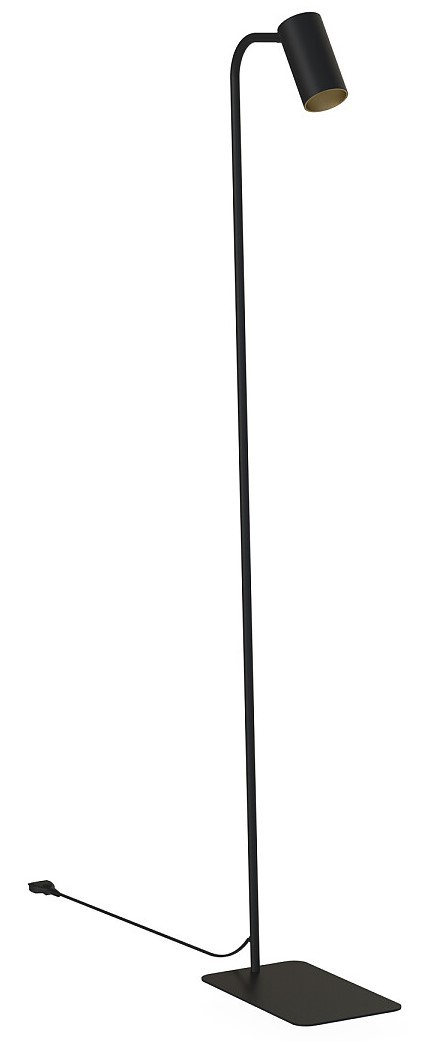 Lampa Podłogowa MONO Czarny Złoty 1xGU10 130cm