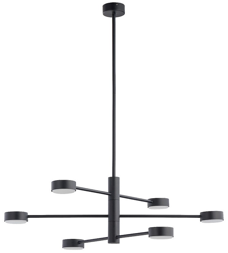Żyrandol ORBIT Czarny 6xGX53