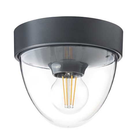 Lampa Ogrodowa NOOK Szary 1xE27 IP44