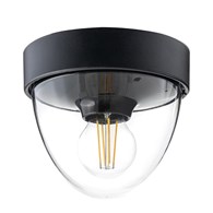 Lampa Ogrodowa NOOK Czarny 1xE27 IP44 Czujnik Ruchu