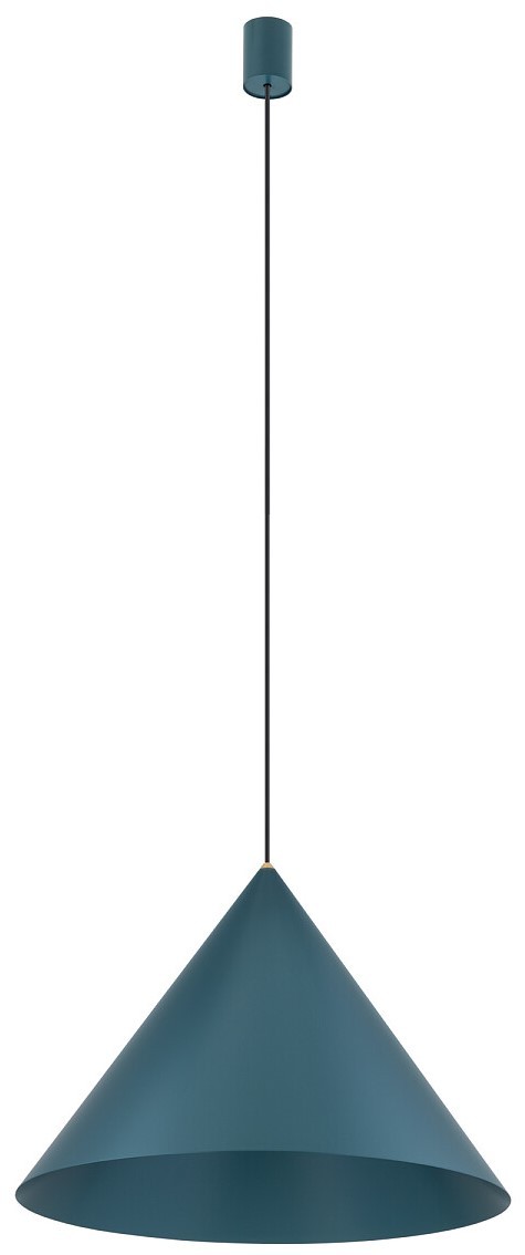 Lampa Wisząca ZENITH L Zielony 1xGU10 ES111 50cm