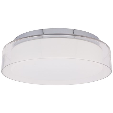 Plafon Łazienkowy PAN Srebrny 17W LED 4000K IP44 35cm