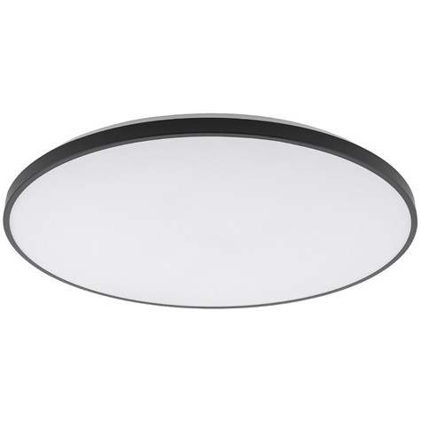 Plafon Łazienkowy AGNES ROUND Czarny 64W LED 4000K IP44 64,2cm