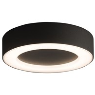 Plafon Zewnętrzny MERIDA Czarny 12W LED 3000K IP54 20cm