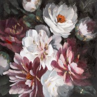 Obraz 359 60x60 cm dwukolorowe kwiaty