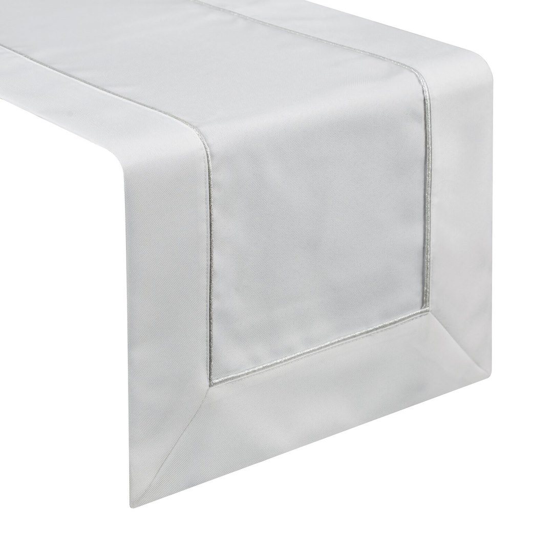 Bieżnik MADELE 40x180 cm biały