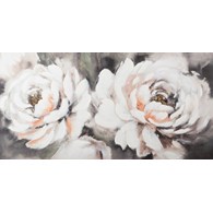 Obraz 408 60x120 cm białe kwiaty