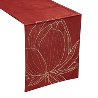 Bieżnik welwetowy BLINK 12 35x140 cm ceglasty