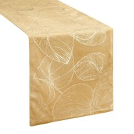 Bieżnik velvetowy BLINK 16 35x140 cm miodowy