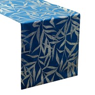 Bieżnik velvetowy BLINK 15 35x180 cm granatowy