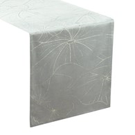 Bieżnik velvetowy BLINK 18 35x140 cm srebrny
