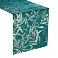 Bieżnik velvetowy BLINK 15 35x220 cm ciemnoturkusowy