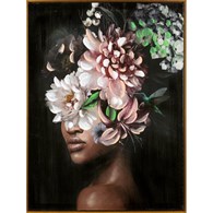 Obraz 466B 60x80 cm kobieta z kwiatami