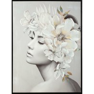 Obraz 470B 60x80 cm kobieta z kwiatami