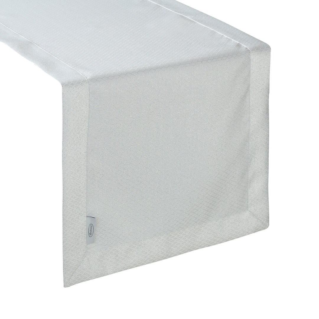 Bieżnik JOWITA 40x180 cm biały