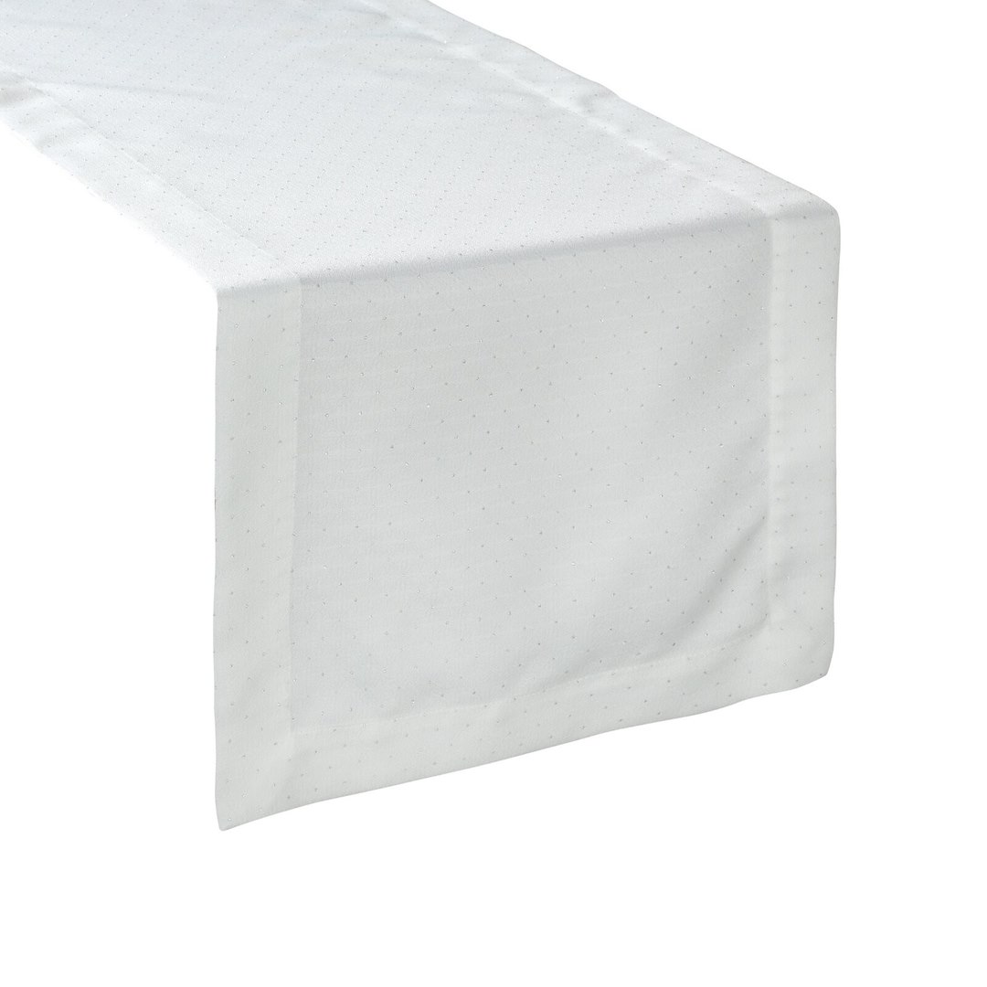 Bieżnik ELLEN 40x140 cm biały