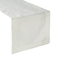 Bieżnik LILIAN 40x140 cm kremowy liście